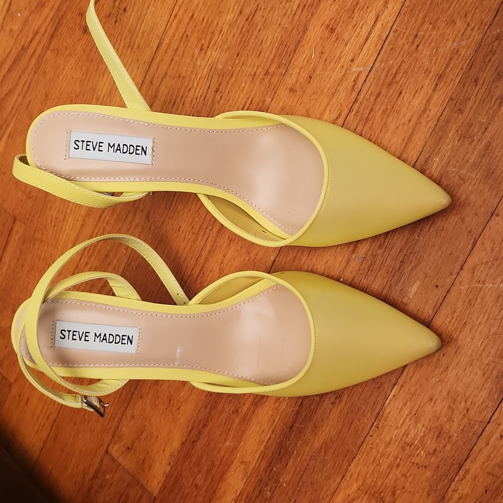 Steve madden neon Green heels